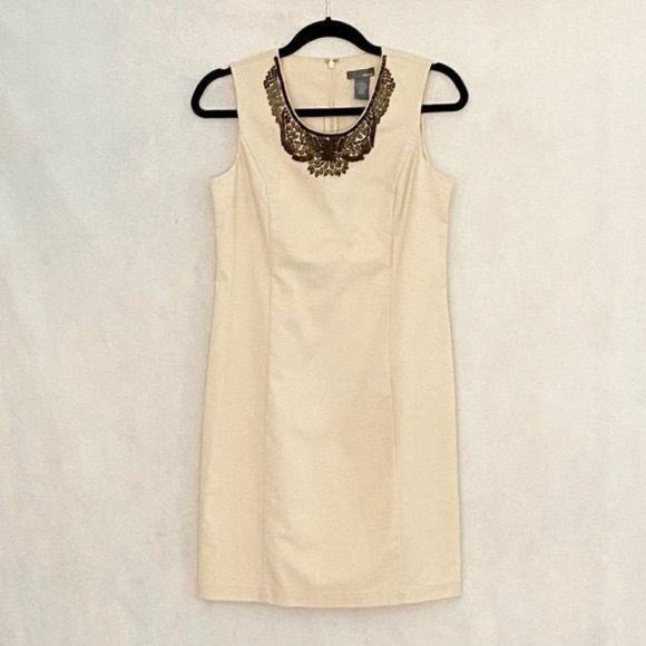 Ellavie Sleeveless Embellished Neckline Dress - Picture 9 of 10